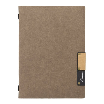 Securit® Nature A5 Brown Menu Set – 10 Menu Holders + 20 Extra Pouches | Hospitality Trade Pack - hospitality