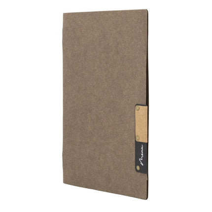 Securit® Nature A5 Brown Menu Set – 10 Menu Holders + 20 Extra Pouches | Hospitality Trade Pack - hospitality