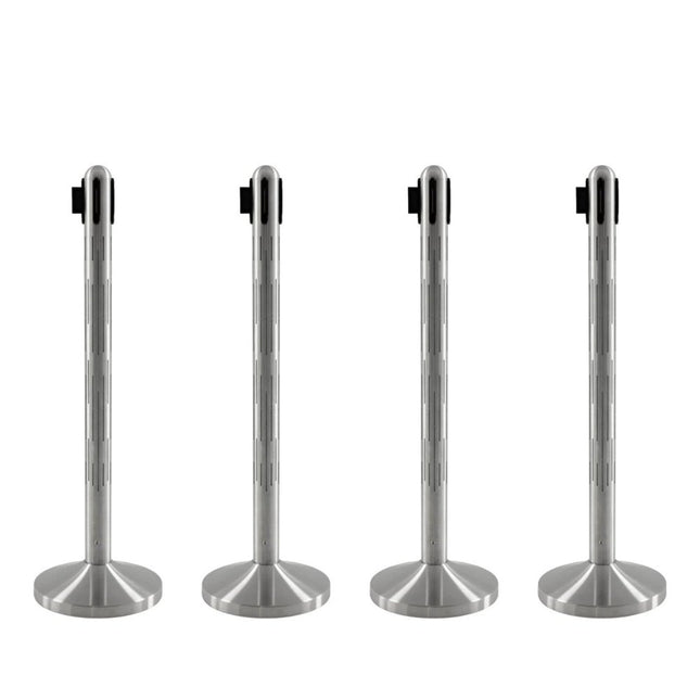 Securit® Nova LED Queue Run Set – 4 RGB LED Posts | Hospitality Trade Pack - CWDH