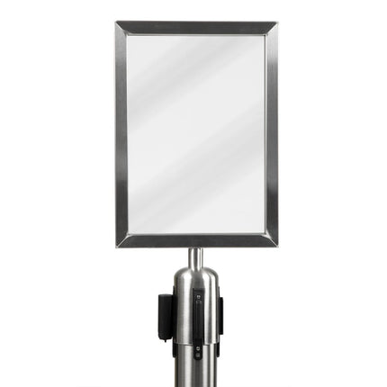 Securit® Nova LED Signed Entrance Set – 2 RGB LED Posts + A4 Sign Frame