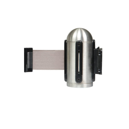 Securit® Nova LED Wall-to-Post Queue Set – RGB LED Post + Wall-Mounted Grey Belt