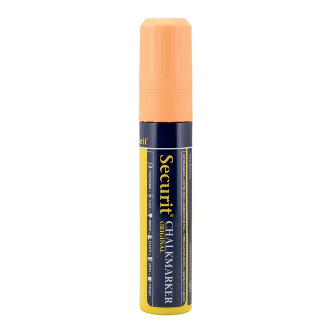 Securit Orange Chalk Markers Set Of 12 Blister Pack - hospitality