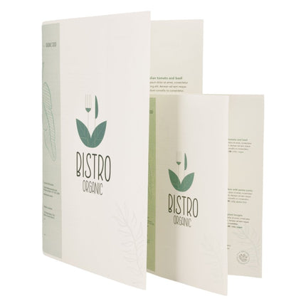 Securit® Premium A4 Paper Menu Card Inserts in Ivory 42x29,5x1cm – 4 x Set of 50 | Restaurant Menu Covers - hospitality