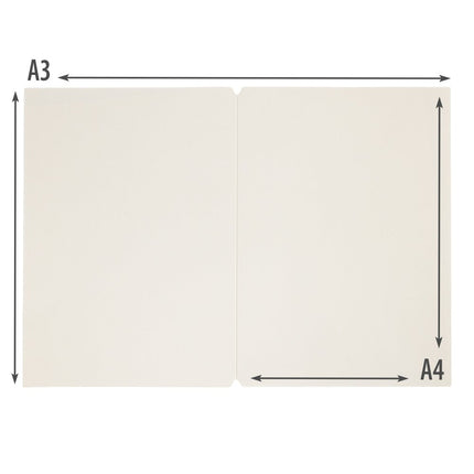 Securit® Premium A4 Paper Menu Card Inserts in Ivory 42x29,5x1cm – 4 x Set of 50 | Restaurant Menu Covers - hospitality