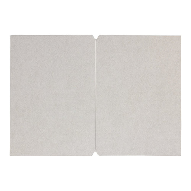 Securit® Premium A5 Paper Menu Card Inserts in Gray 30x21x1cm – 4 x Set of 50 | Restaurant Menu Covers - hospitality