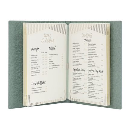Securit® Premium A5 Paper Menu Card Inserts in Ivory 30x21x1cm – 4 x Set of 50 | Restaurant Menu Covers - hospitality