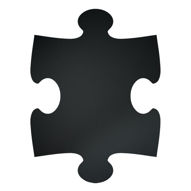 Securit Puzzle Wall Chalkboards Pack Of 6 Black 40 X 29.6 X 1 cm - hospitality
