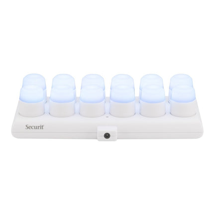 Securit® Rechargeable Tea Light Set Amsterdam in RGB + Warm White – Pack of 6 | Hospitality Table Lighting - hospitality