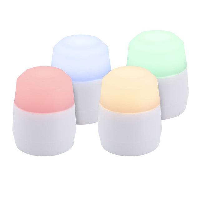 Securit® Rechargeable Tea Light Set Amsterdam in RGB + Warm White Replacements – Pack of 8 | Hospitality Table Lighting - hospitality