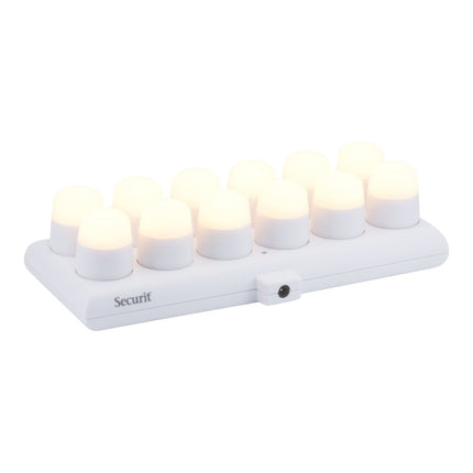 Securit® Rechargeable Tea Light Set Amsterdam in Warm White – Pack of 6 | Hospitality Table Lighting - hospitality