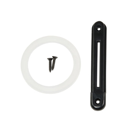 Securit® Retractable Barrier Set with Black Nylon Strap | Queue & Entrance Control - hospitality