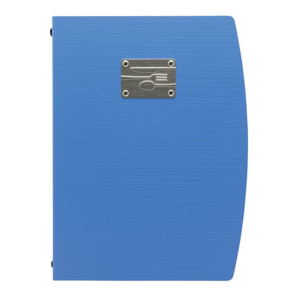 Securit Rio Blue Menu Holders 34x25,5x1,8 cm Pack Of 10 - hospitality