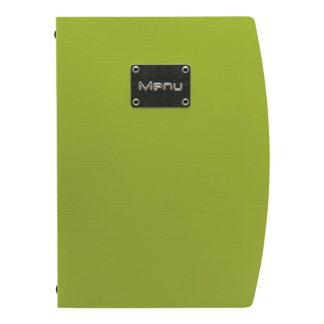 Securit Rio Green Menu Holders 34x25.5x1.8 cm Pack of 10 - hospitality