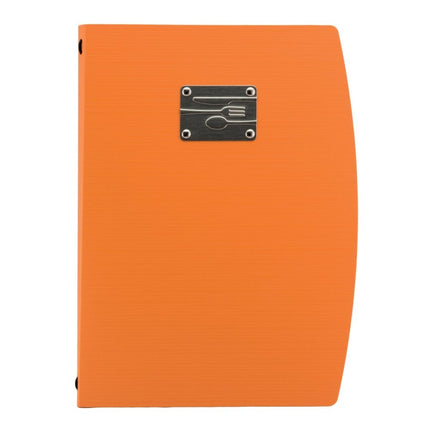 Securit Rio Menu Holder Orange Pack Of 10 34x25.5x1.8cm - hospitality