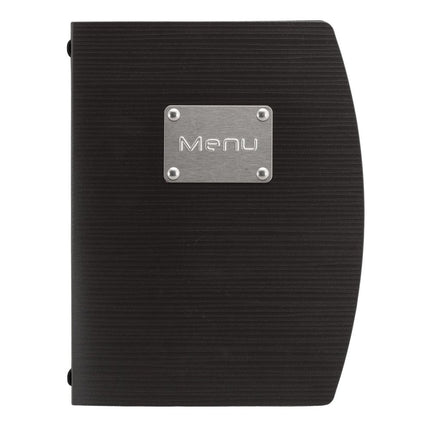 Securit Rio Menu Holders Black 23.5x18x1.1cm Pack of 10 - hospitality
