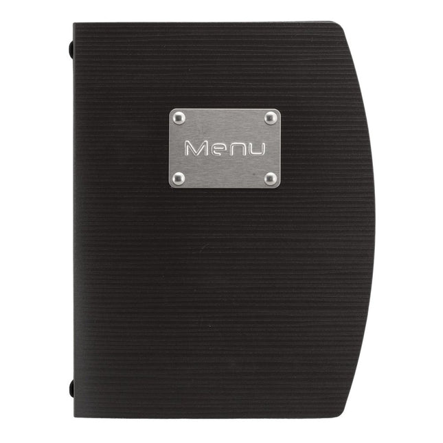 Securit Rio Menu Holders Black 23.5x18x1.1cm Pack of 10 - hospitality