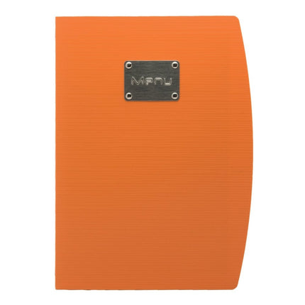 Securit Rio Menu Holders Orange 34x25.5x1.8 cm Pack of 10 With A4 Display - hospitality