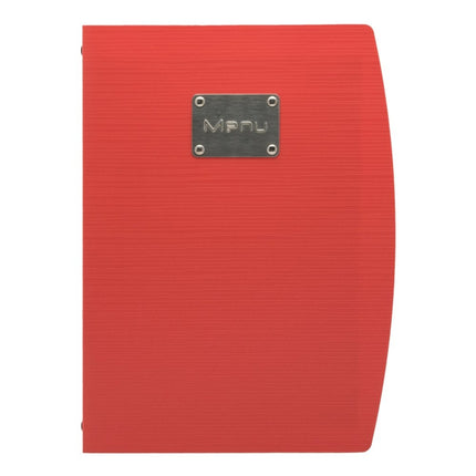 Securit Rio Red Menu Holders 34x25.5x1.8 Cm Pack Of 10 With A4 Plate - hospitality