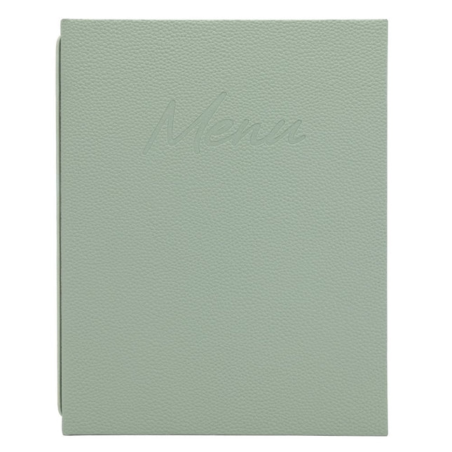 Securit® Signature A4 Green Menu Set – 10 Menu Holders + 20 Extra Pouches | Hospitality Trade Pack - hospitality
