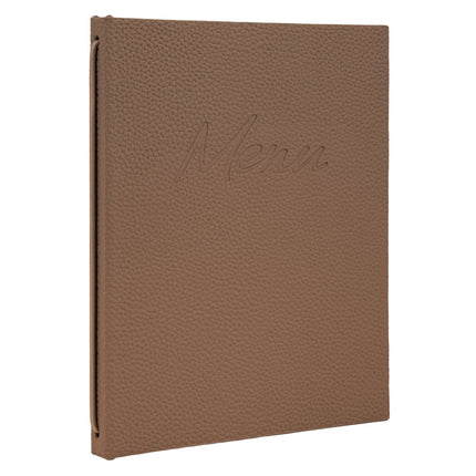 Securit® Signature A5 Brown Menu Set – 10 Menu Holders + 20 Extra Pouches | Hospitality Trade Pack - hospitality