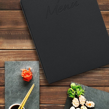 Securit® Signature Black Ready Table Set for 10 Tables – Lamps + Menu Holders + Bill Presenters + Table Numbers | Hospitality Trade Pack - hospitality