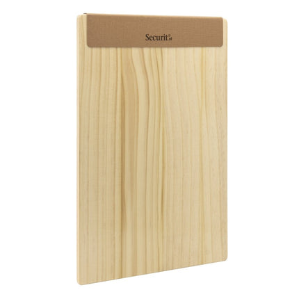 Securit® Signature Clipboard A4 in Beech 23x32x1,5cm – Pack of 10 | Restaurant Menu Covers - hospitality