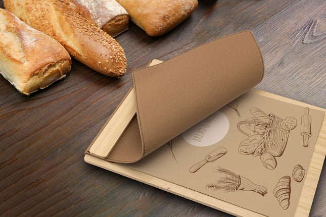 Securit® Signature Clipboard A4 in Beech 23x32x1,5cm – Pack of 10 | Restaurant Menu Covers - hospitality