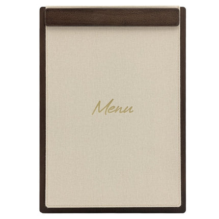 Securit® Signature Clipboard A4 in Walnut 23x32x1,5cm – Pack of 10 | Restaurant Menu Covers - hospitality