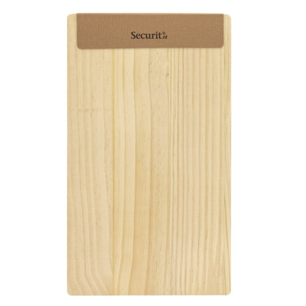 Securit® Signature Clipboard A45 in Beech 18,5x32x1,5cm – Pack of 10 | Restaurant Menu Covers - hospitality
