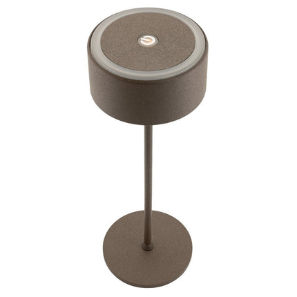 Securit® Signature Dimmable LED Table Lamp in Brown – Pack of 10 | Hospitality Table Lighting - hospitality