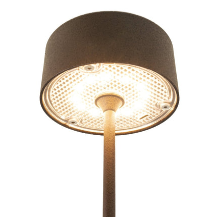 Securit® Signature Dimmable LED Table Lamp in Brown – Pack of 10 | Hospitality Table Lighting - hospitality