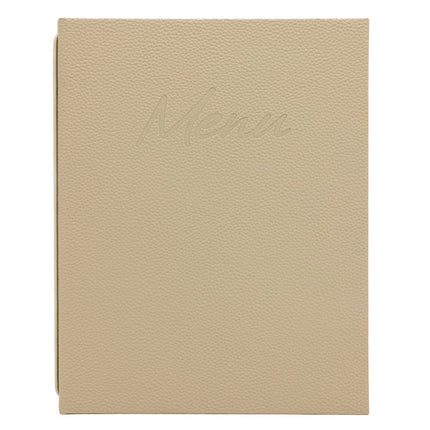 Securit® Signature Menu Holder A4 in Sand 25x31,5x2cm – Pack of 10 | Restaurant Menu Covers - hospitality