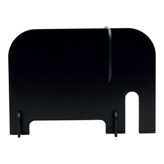 Securit Silhouette 3D Table Chalkboards Elephant Black Pack Of 10 14.3x19.8x10.1 - hospitality