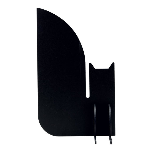 Securit Silhouette 3D Table Chalkboards Squirrel Black Pack of 10 - hospitality
