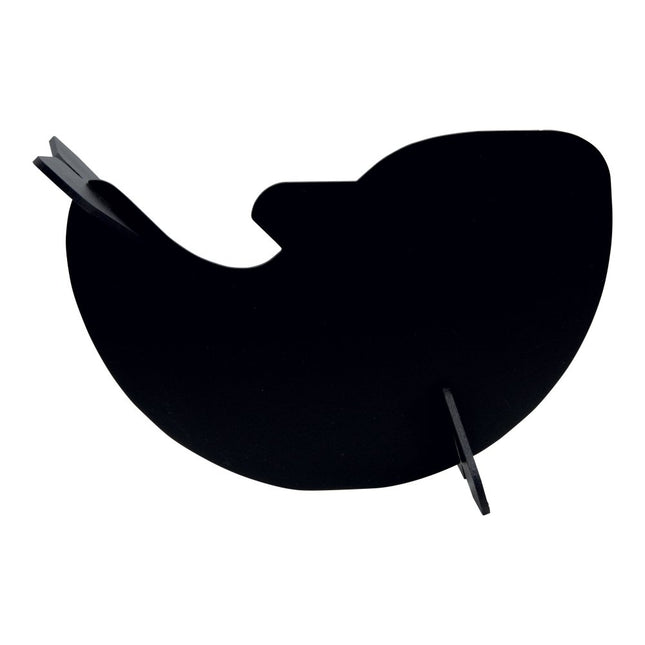 Securit Silhouette 3D Table Chalkboards Whale Black 22x14.5x10cm Pack of 10 - hospitality