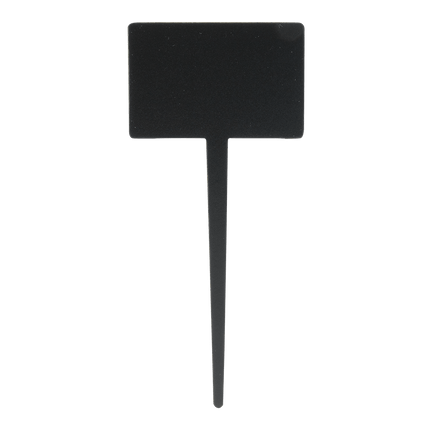 Securit Silhouette Black Chalkboard Tags 18x8 Cm Pack Of 6 With Chalk Marker - hospitality