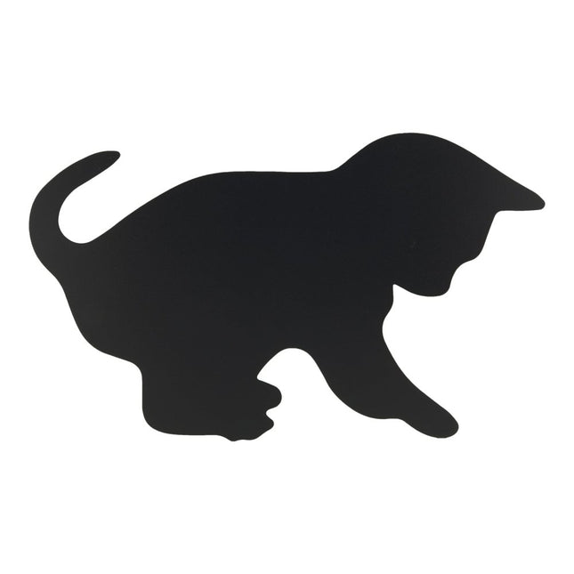 Securit Silhouette Wall Chalkboards Black 29x49x0.3cm Pack of 6 - hospitality