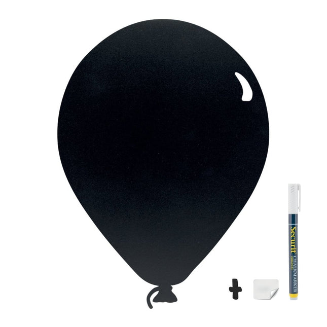 Securit Silhouette Wall Chalkboards Black 39.6 x 29 x 0.3 cm Pack of 6 - hospitality