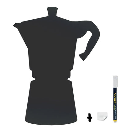 Securit Silhouette Wall Chalkboards Black 39x29x0.3cm Pack Of 6 - hospitality
