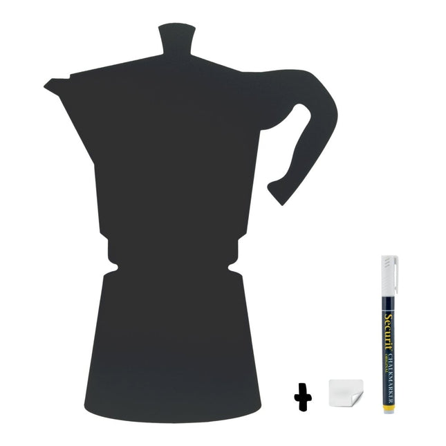 Securit Silhouette Wall Chalkboards Black 39x29x0.3cm Pack Of 6 - hospitality