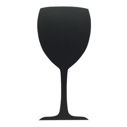 Securit Silhouette Wall Chalkboards Black 50x23.5cm Pack Of 6 With Chalk Marker - hospitality