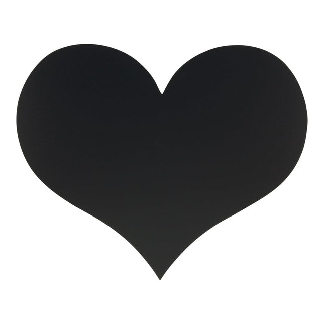 Securit Silhouette Wall Chalkboards Pack of 6 Black 30x36 cm Wood Frame - hospitality