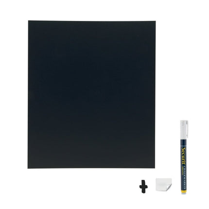 Securit Silhouette Wall Chalkboards Pack of 6 Black 34.7 x 29.8 cm - hospitality