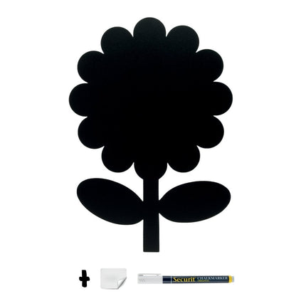 Securit Silhouette Wall Chalkboards Pack Of 6 Black 42.6 By 27.7 Cm By 0.3 Cm - hospitality