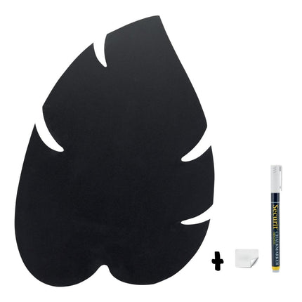 Securit Silhouette Wall Chalkboards Pack of 6 Black 43x29x0.3 cm - hospitality