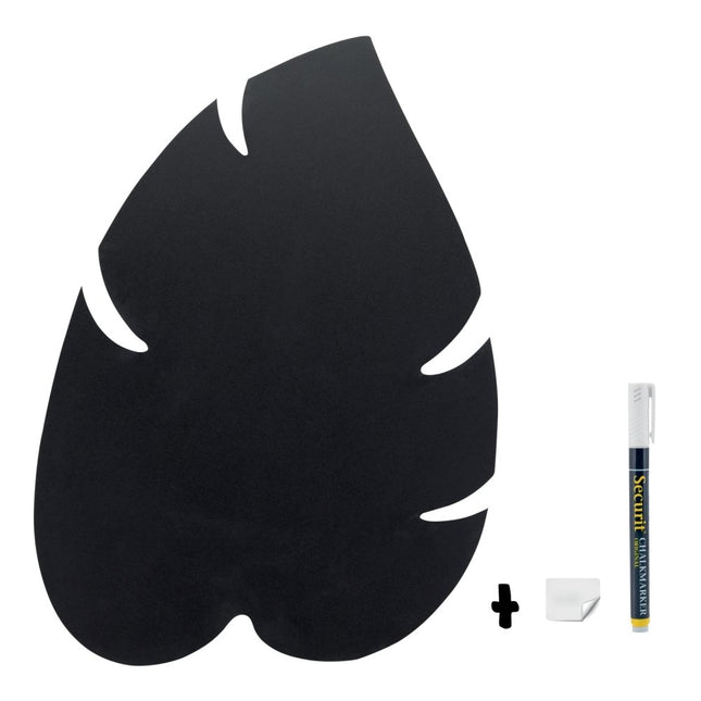 Securit Silhouette Wall Chalkboards Pack of 6 Black 43x29x0.3 cm - hospitality