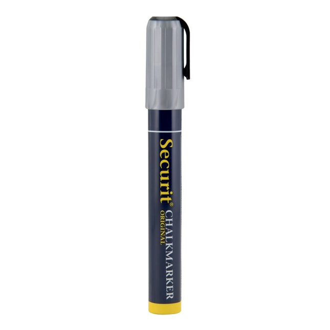 Securit Silver Chalkmarkers Loose Pack Of 12 2 To 6mm Nib - hospitality