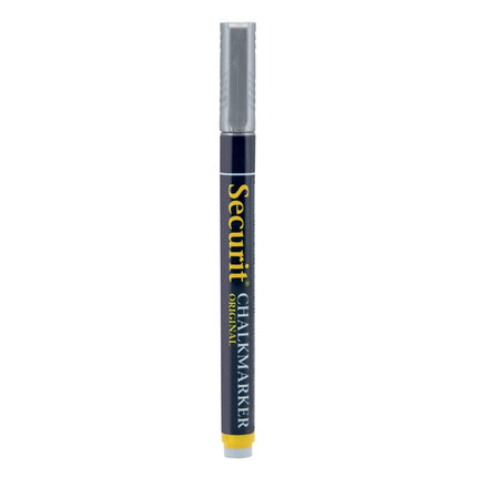 Securit Silver Liquid Chalk Markers 1 to 2mm Nib Pack of 12 - hospitality