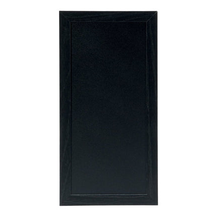Securit® Small Woody Wall Chalkboard in Black 20x40 cm (Pack of 6) Chalkboard Set – Boards + Waterproof Markers + Cleaner | Hospitality Trade Pack - hospitality
