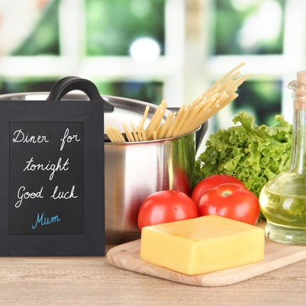 Securit® Small Woody Wall Chalkboard in Black | Wall Chalkboards for Venues - hospitality